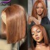 Stema 2x6 SDD Bone Straight Colored Transparent Lace Closure Bob Wigs